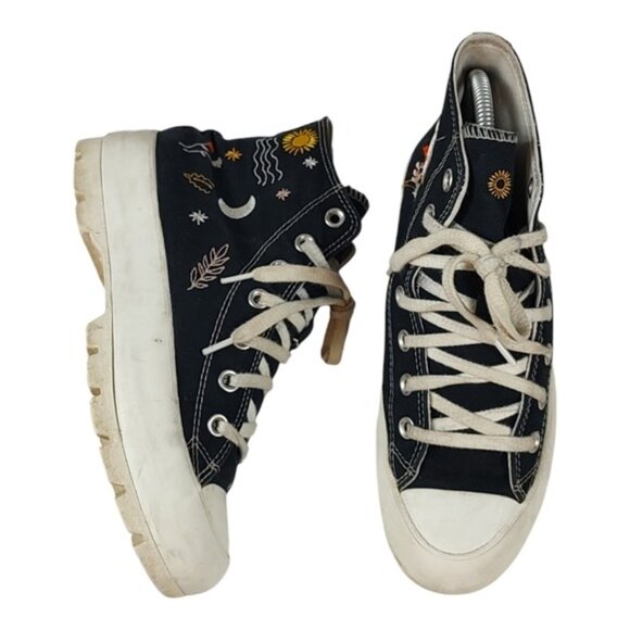 Converse All-Star Lift It's Okay to Wander Platform High Top Sneakers 7.5 - Picture 1 of 13